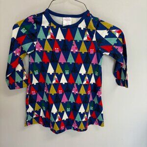 Hanna Andersson Holiday Christmas Tree  Dress Sz 3T